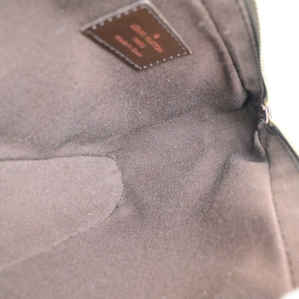 LOUIS VUITTON Geronimos Bum Body Bag Damier Ebene Leather Brown N51994 70FB433 - Picture 10 of 15